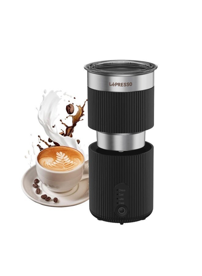 LePRESSO Milk Frother, Electric Milk Steamer, Automatic Hot and Cold Foam Maker and Milk Warmer for Latte, Cappuccinos, Macchiato - Image 1
