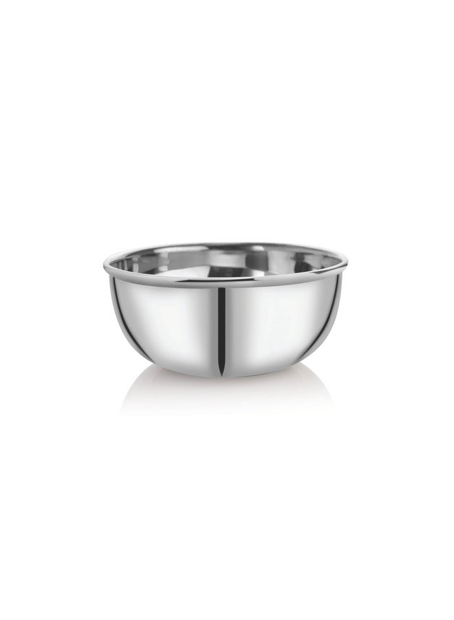 EMBASSY Premium 18G Plain Tasla (Kadhai Without Handle), Size 9, 16.5 cms, 700 ml, Heavy/Thick, Stainless Steel - Image 1
