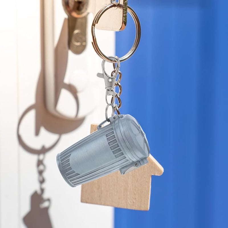 صينية سجائر محمولة فضية محمولة مع غطاء مغلق حامل رماد معدني لرحلات السيارات ورحلات العمل - Image 5