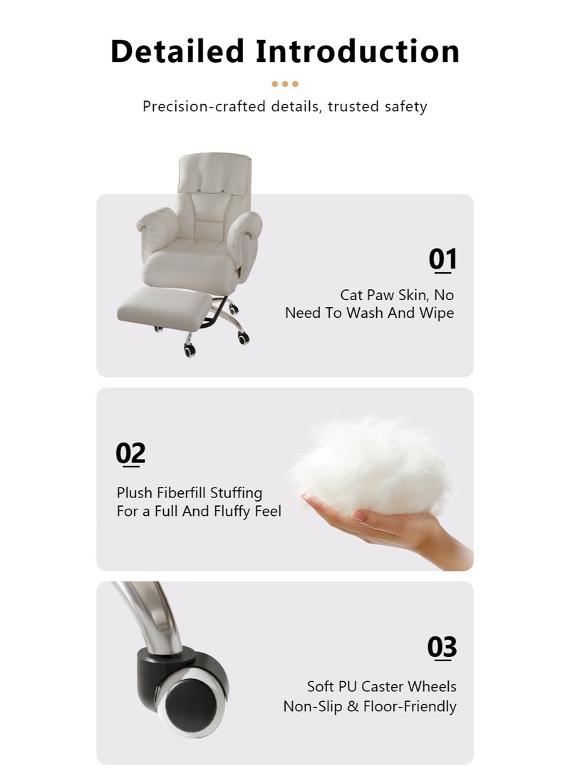 Generic - Computer Chair Ergonomic Office Chair, Desk Chair with Lumbar Support, High Back Adjustable Executive Office Chair with Swivel Rolling, Task Chairs with Arms - Image 1