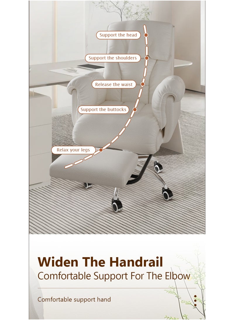Generic - Computer Chair Ergonomic Office Chair, Desk Chair with Lumbar Support, High Back Adjustable Executive Office Chair with Swivel Rolling, Task Chairs with Arms - Image 1