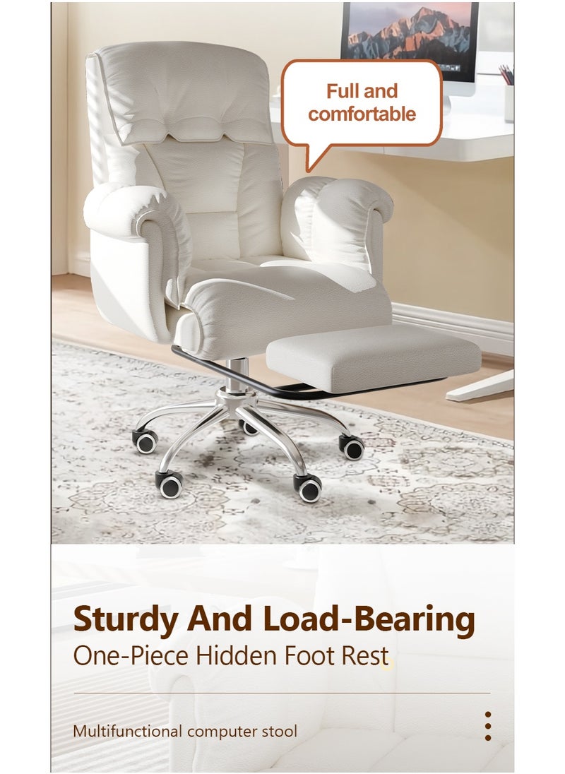 Generic - Computer Chair Ergonomic Office Chair, Desk Chair with Lumbar Support, High Back Adjustable Executive Office Chair with Swivel Rolling, Task Chairs with Arms - Image 1