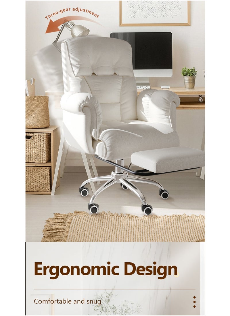 Generic - Computer Chair Ergonomic Office Chair, Desk Chair with Lumbar Support, High Back Adjustable Executive Office Chair with Swivel Rolling, Task Chairs with Arms - Image 1