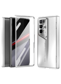 حافظة متوافقة مع هاتف Honor Magic V2 RSR Porsche Design، مع حماية الشاشة والمحور، تصميم دقيق مع ثقوب مدققة للعدسات مغلقة بالكامل، ممتاز في مقاومة الصدمات والسقوط.
