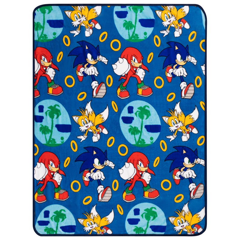 Franco Kids Bedding Super Soft Plush Throw Blanket, 46 in x 60 in, Sonic The Hedgehog, Anime - Image 5