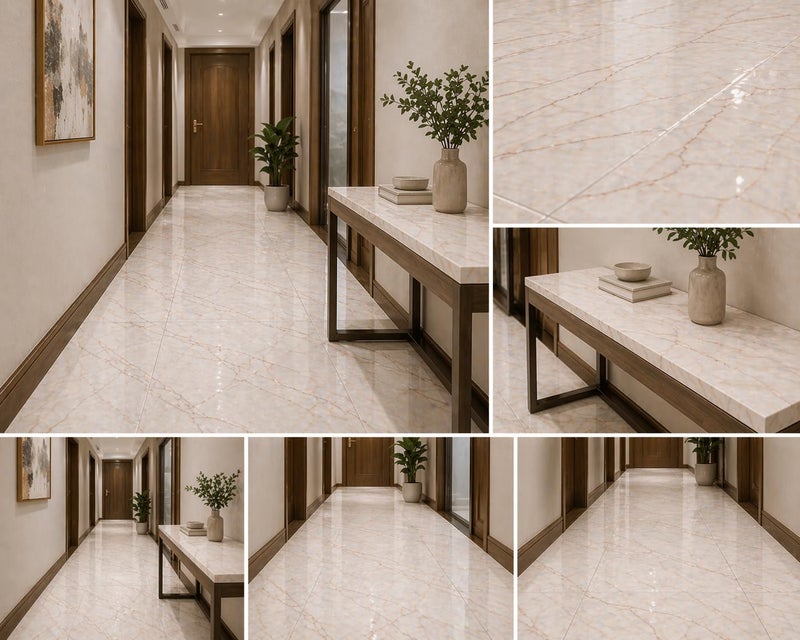 REXOTEX Marble Vinyl Contact Paper for Countertop – 60x200 CM Waterproof Peel & Stick Wallpaper, Self-Adhesive Granite Film for Kitchen, Bathroom, Furniture, Wall Renovation (Pack of 3) - Image 4