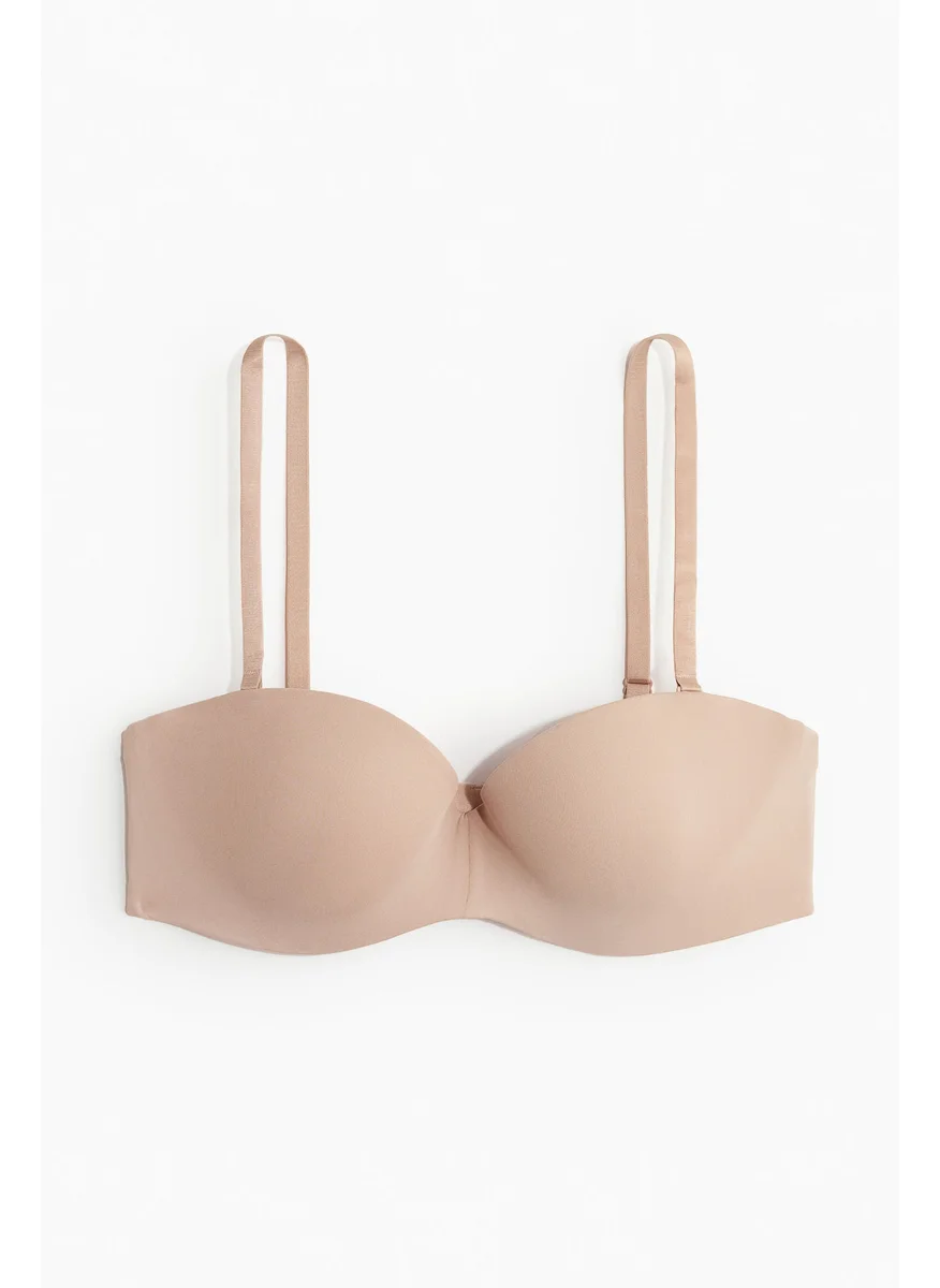 H&M Padded Microfibre Balconette Bra