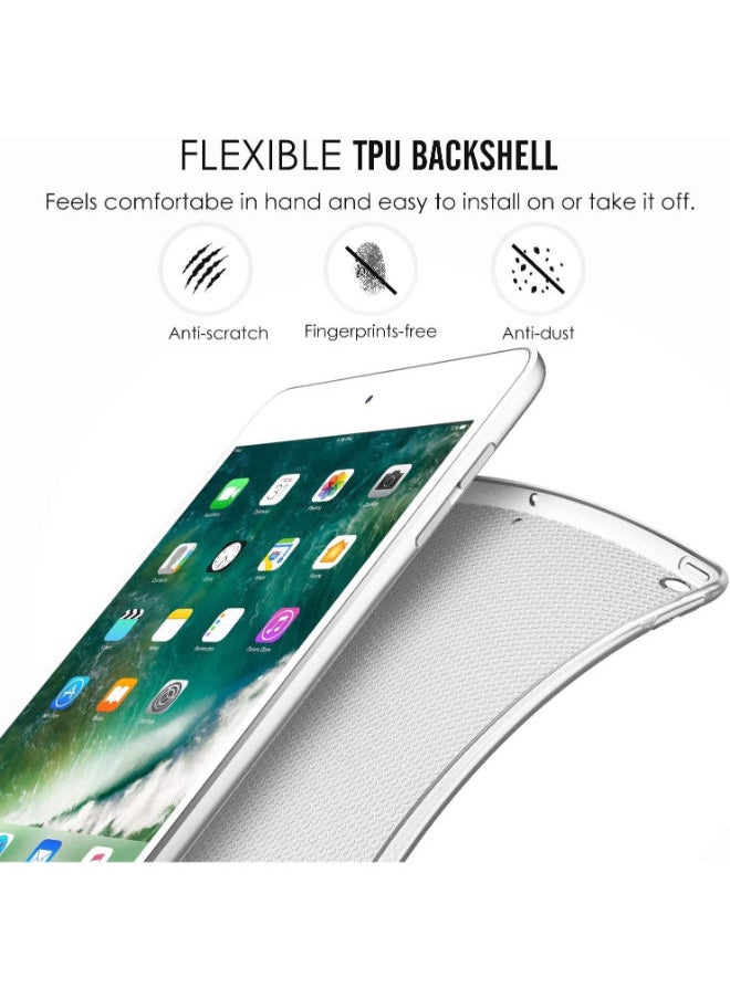 SHOPI - Cases for iPad 9.7 Inch Air 1 [ Air 1st Gen 2013 ] MD785LL/A MD788LL/A MD786LL/A MD789LL/A MD787LL/A MD790LL/A Smart Trifold Lightweight Soft Silicone TPU Back Case - - Image 1