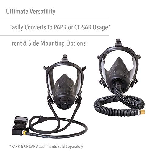 North RU6500 Series Full Face Respirator with 5-Point Head Strap, Large (RU65001L) - Image 5