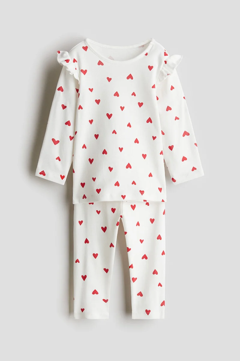 اتش اند ام Printed cotton pyjamas