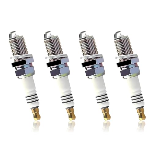 Zosgrew 4 PCS Iridium Spark Plugs Highperformance Ignition System Spark Plug Replacement OEM 5464 BKR5EIX11 Compatible with HyundaiKiaNissanMitsubishiMazdaSubaruSuzukiChevrolet Silver - Image 1