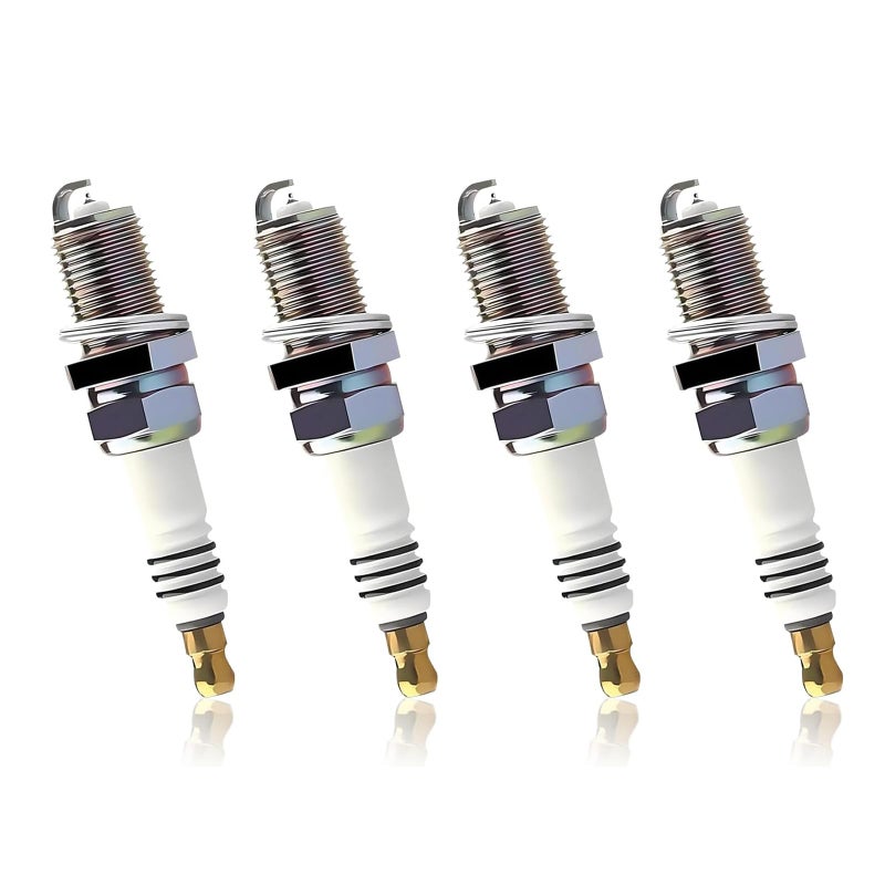 Zosgrew 4 PCS Iridium Spark Plugs Highperformance Ignition System Spark Plug Replacement OEM 5464 BKR5EIX11 Compatible with HyundaiKiaNissanMitsubishiMazdaSubaruSuzukiChevrolet Silver - Image 3