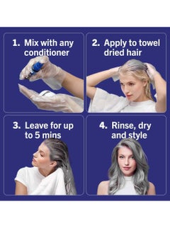 Schwarzkopf Live Schwarzkopf Colour Drops Vegan Semi Permanent Lasts 2 to 12 Washes Ice Silver 30 ml  - Image 2