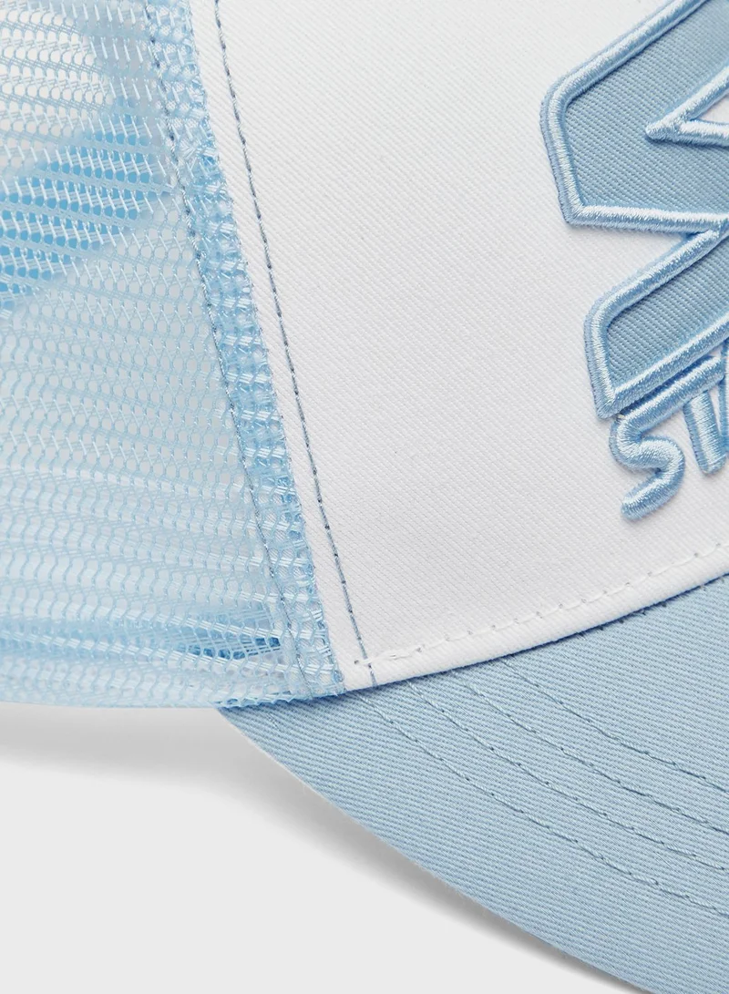 STARTER Logo Print Curved Peak Cap