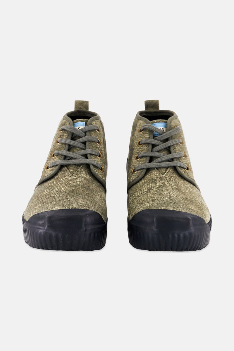 TOMS Men Botas Indio Lace Up Ankle Boots, Dusty Olive - Image 3