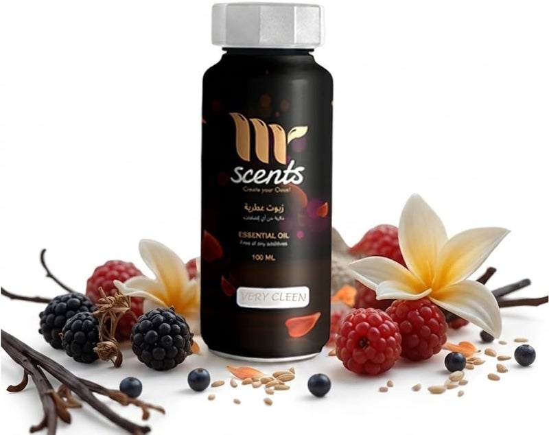 زيت عطري طبيعي للناشرات، زيوت عطرية مركزة لعطر المنزل، المرطبات والناشرات الذكية - تفاح ونوتات مائية مستر سينتس