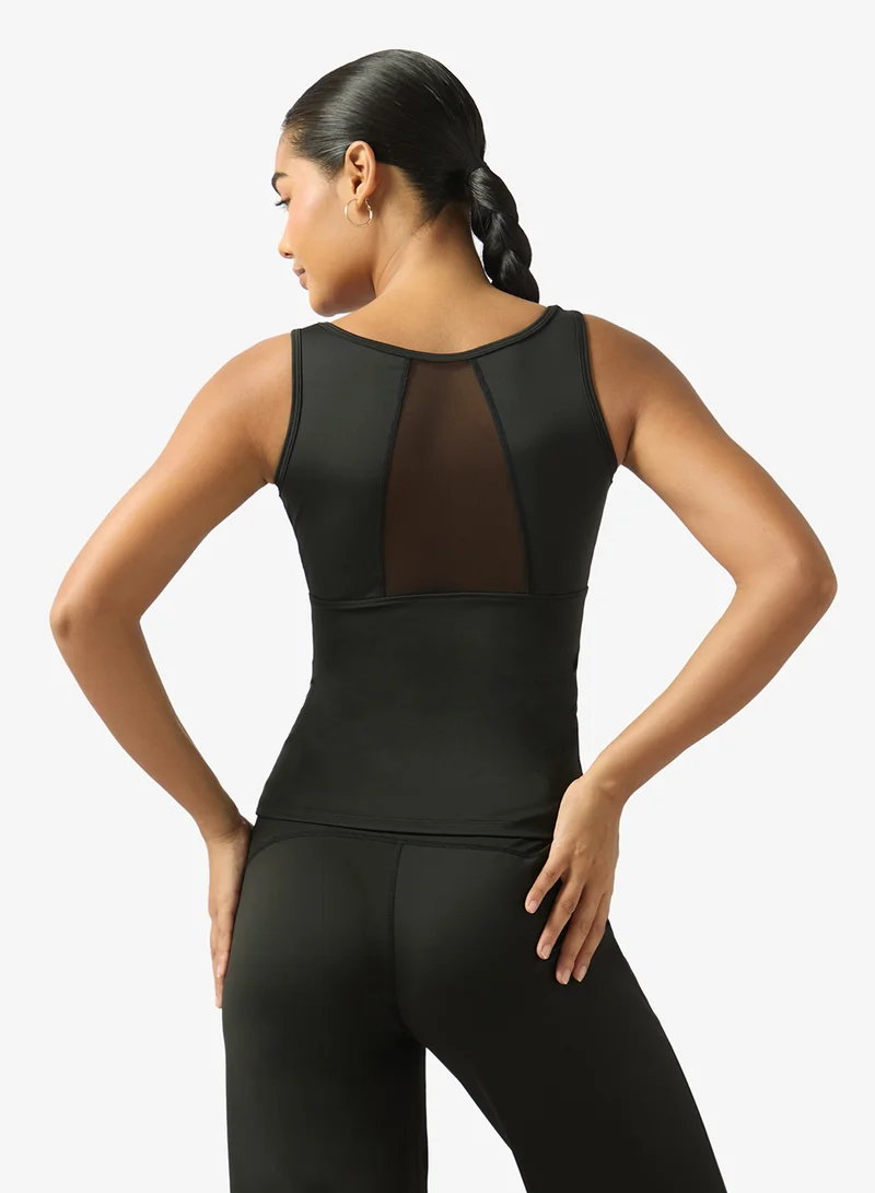 Frwd Soft Touch Performance Tank Top with Mesh Back