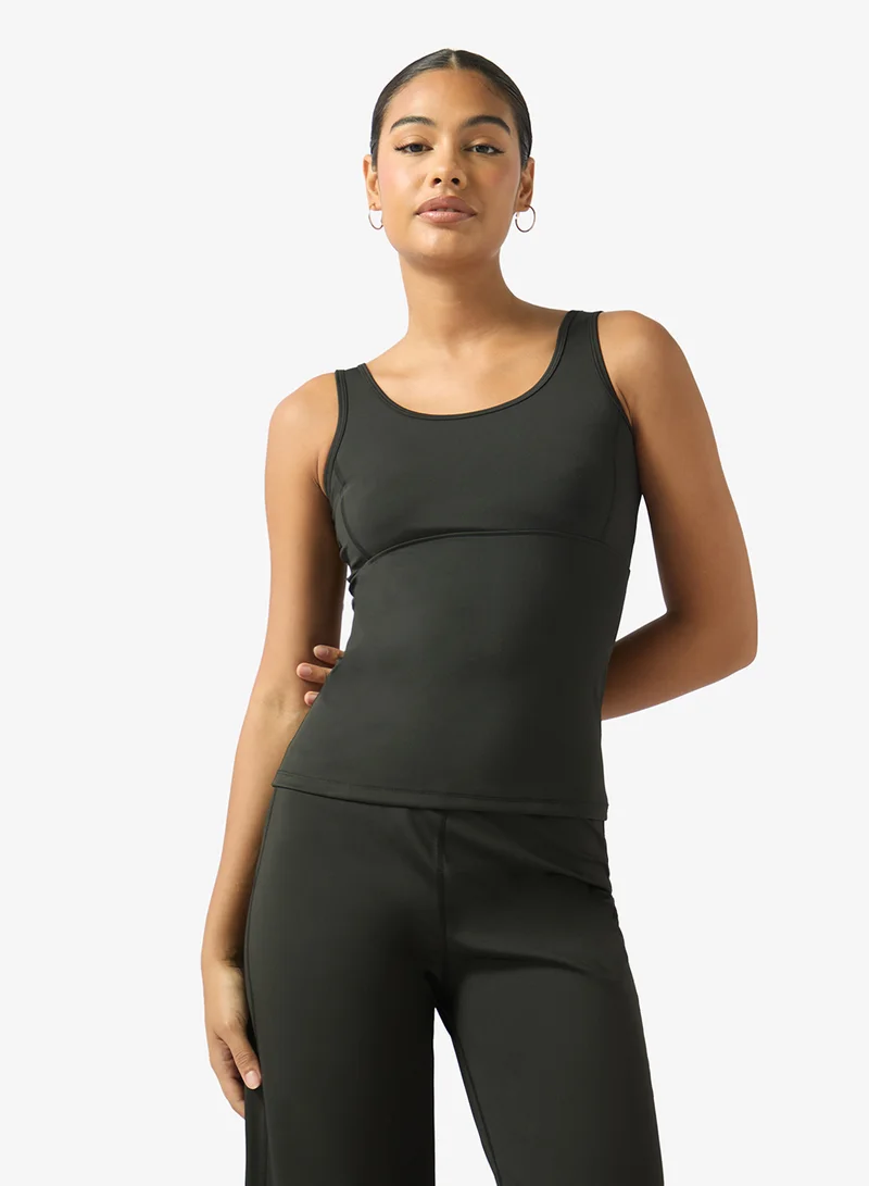 Frwd Soft Touch Performance Tank Top with Mesh Back