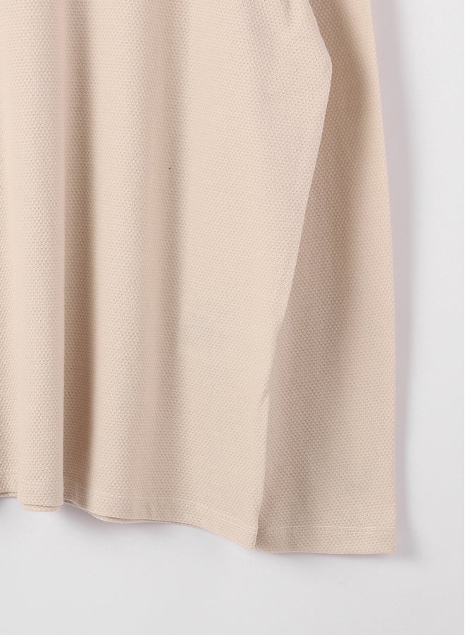 Crew Neck Long Sleeve Men's Pajama Top