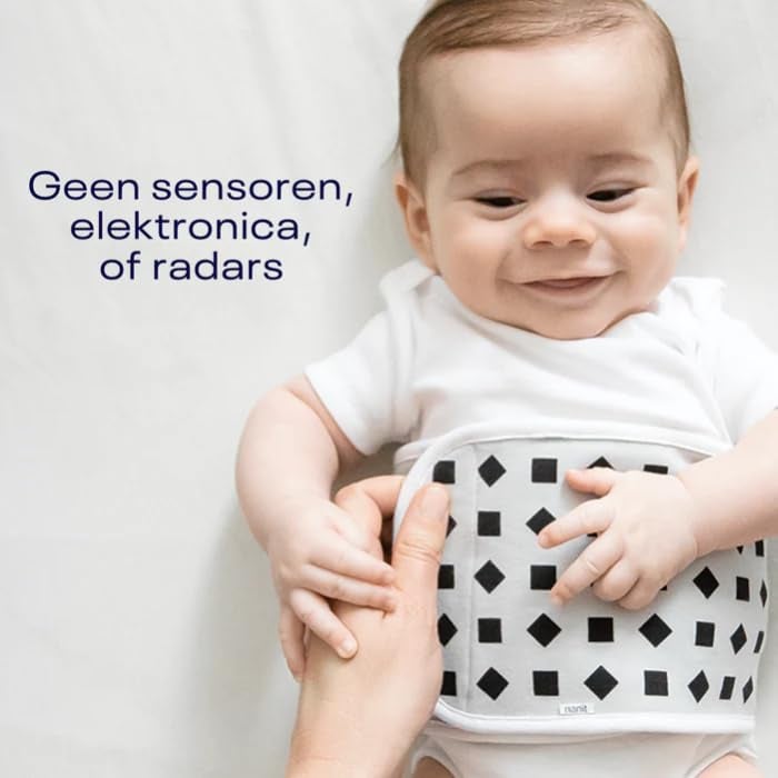 Nanit Breathing Wear Band, 3-12 Months, Grey - 100% Cotton, Works with Nanit Pro Baby Monitor to Track Breathing Motion Sensor-Free, Fits Babies from 12.5-25 lbs. - Image 3