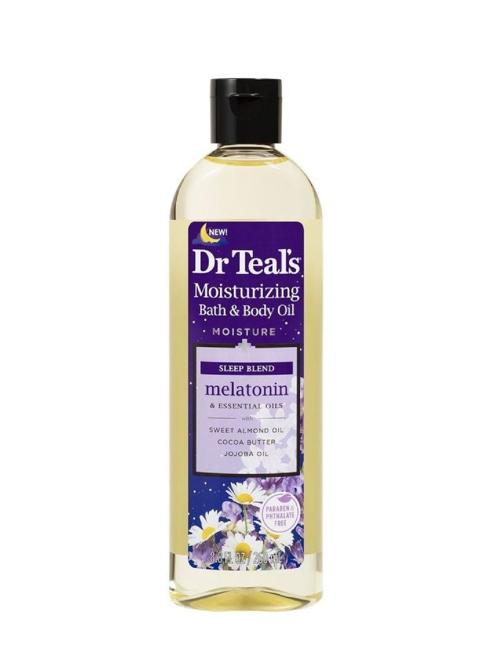 Dr. Teals - Bath and Body Moisture Sleep Blend Melatonin Essential Oil Promote Better Sleep 260ml - Image 1