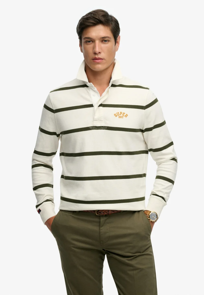 Superdry Vintage Athletic Stripe Rugby Top