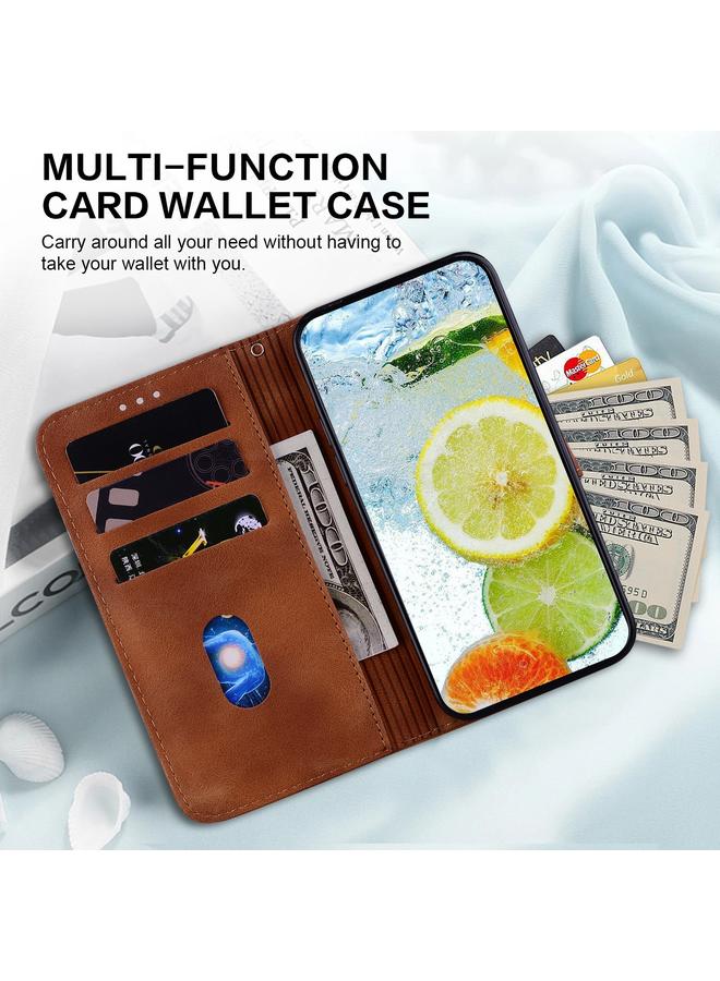 اس-توب جراب لهاتف Samsung Galaxy Xcover 5، جراب هاتف جلدي مزدوج منقوش على شكل 8 - Image 4