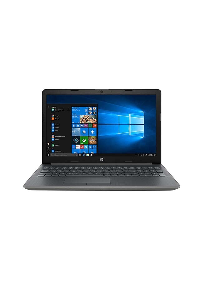 HP لابتوب نوت بوك ‎15-da2004nx بشاشة مقاس 15.6 بوصة، ومعالج كور i5، وذاكرة رام 4 جيجابايت، ومحرك أقراص صلبة 1 تيرابايت، وبطاقة رسومات إنتل بدقة فائقة الوضوح بلون رمادي سموك رمادي دخاني - Image 1