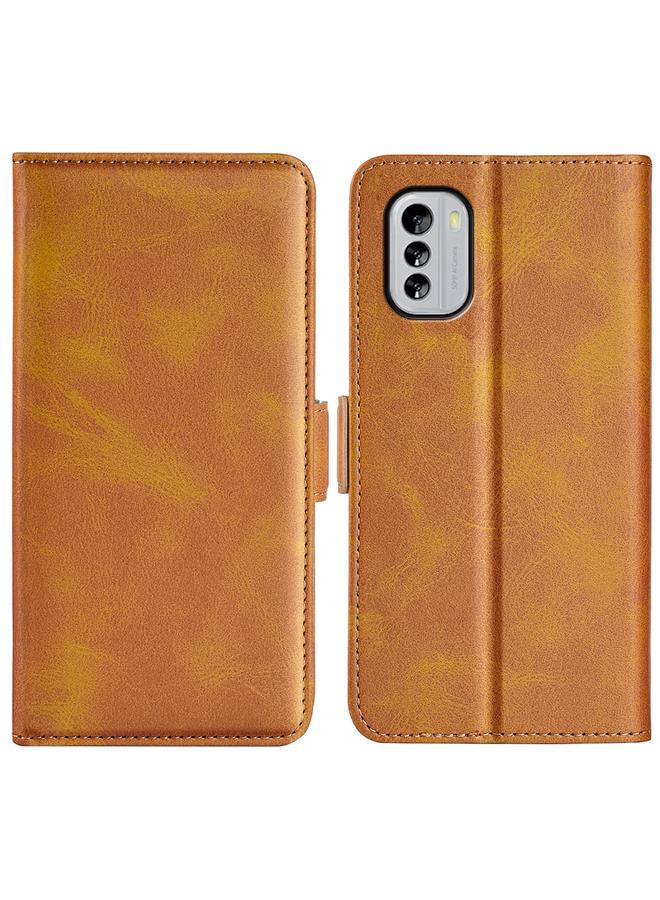 اس-توب جراب لهاتف Nokia G60 / G40 Fusion مصنوع من الجلد مع مشبك مغناطيسي مزدوج الجوانب - Image 1