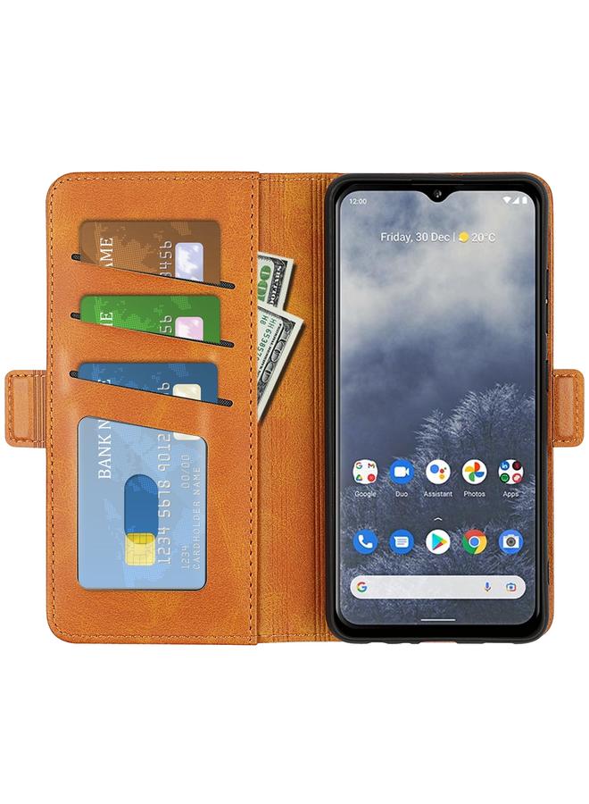 اس-توب جراب لهاتف Nokia G60 / G40 Fusion مصنوع من الجلد مع مشبك مغناطيسي مزدوج الجوانب - Image 4