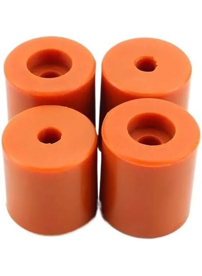 4Pcs Black Silicone Solid Spacer Set For 3D Printer Hot Bed Leveling Enhanced Stability - Image 1