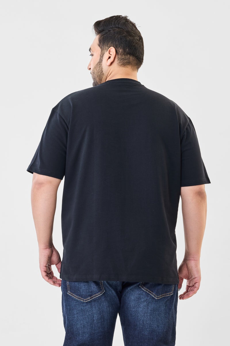 SNITCH Raven Puff Print Oversized T-Shirt - Image 5