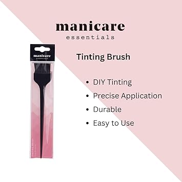 Manicare Tinting Brush Hair Dye And Colouring Tool DIY Salon Dyeing And Tint Brush Applicator For Hairdressing Roots Foiling Mixes And Applies Dye Suitable For All Hair Types And Lengths - Image 3