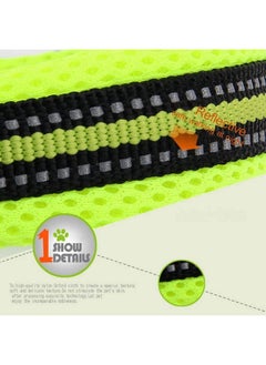 Creation Core Creation Core Reflective Mesh Padded Dog Collar Adjustable Nylon Outdoor Adventure Pet Collar, Orange S  - Image 2
