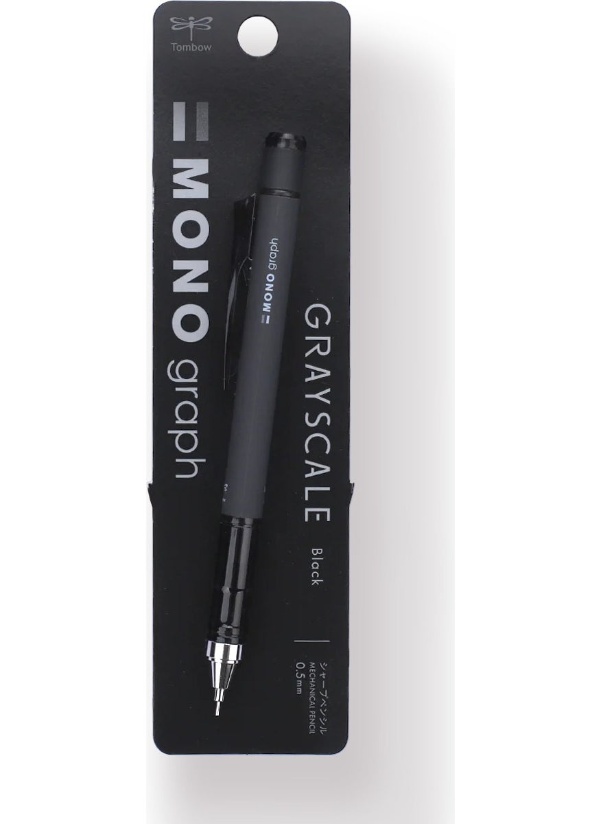 Tombow - Mono Graph Grayscale Color 0.5mm Mechanical Pencil - Bl - Image 1