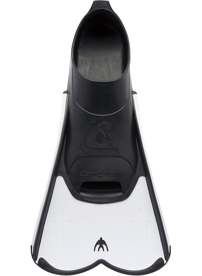 Cressi Short Full Foot Pocket Fins For Swimming Or Training In The Pool And In The Sea Light: Made In Italy - Image 2