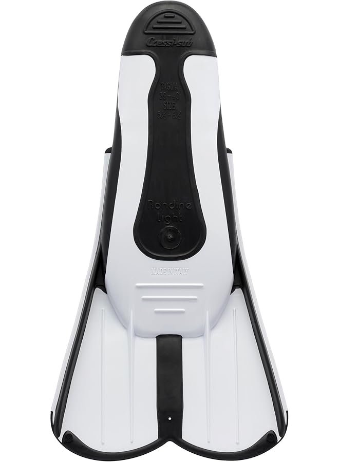 Cressi Short Full Foot Pocket Fins For Swimming Or Training In The Pool And In The Sea Light: Made In Italy - Image 3