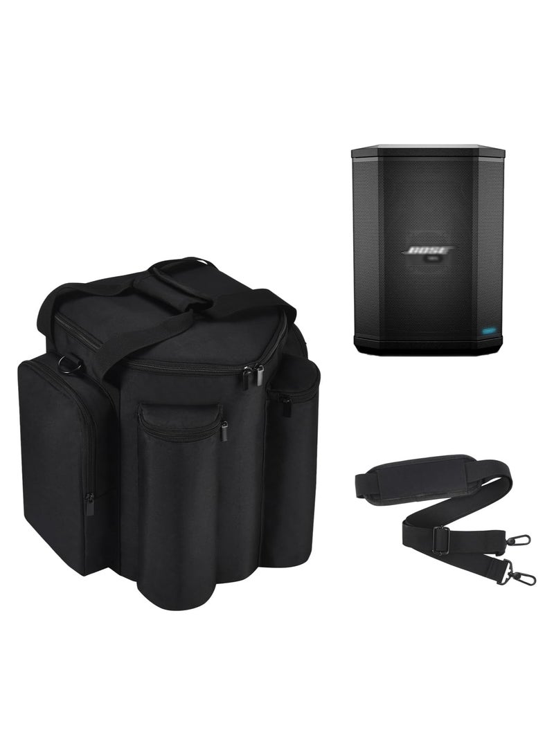Travel case for Bose S1 Pro, soft carrying case compatible with BOSE S1 Pro portable Bluetooth speaker, speaker case with shoulder strap - Image 1