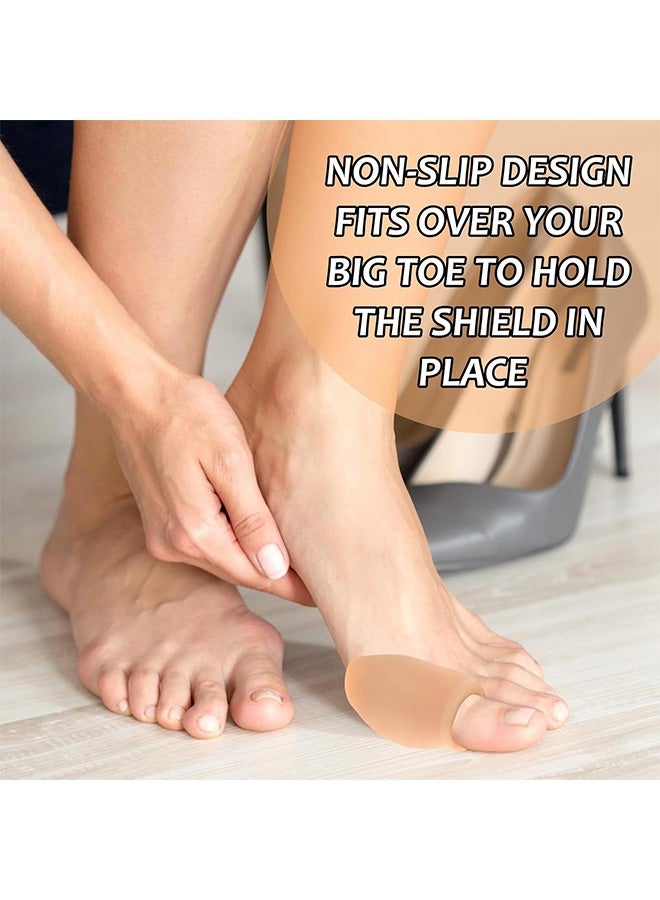 4PCS Hallux Valgus Correctors, Cushions for Pain Relief Gel Toe Protector Corrector for Men Women Reduce Pain from Rubbing(Skin Color) - Image 5