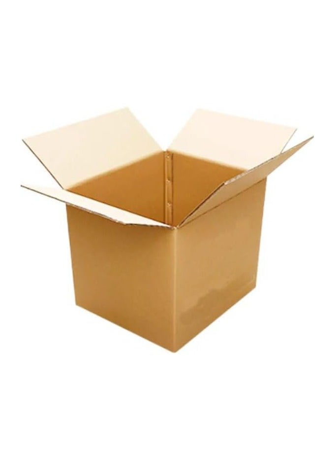 MARKQ [5 Pack] Medium Double Wall 100% Recyclable Corrugated Cardboard Moving Boxes with 25 KG Capacity, 45 x 45 x 45 cm Brown Carton for Packaging, Shipping and Storage, 5 ply  - Image 4
