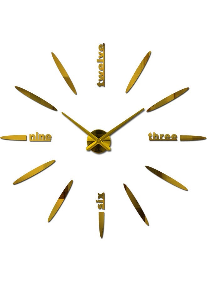 نيبمينينت Creative DIY Wall Clock Living Room Decoration Gold - Image 1