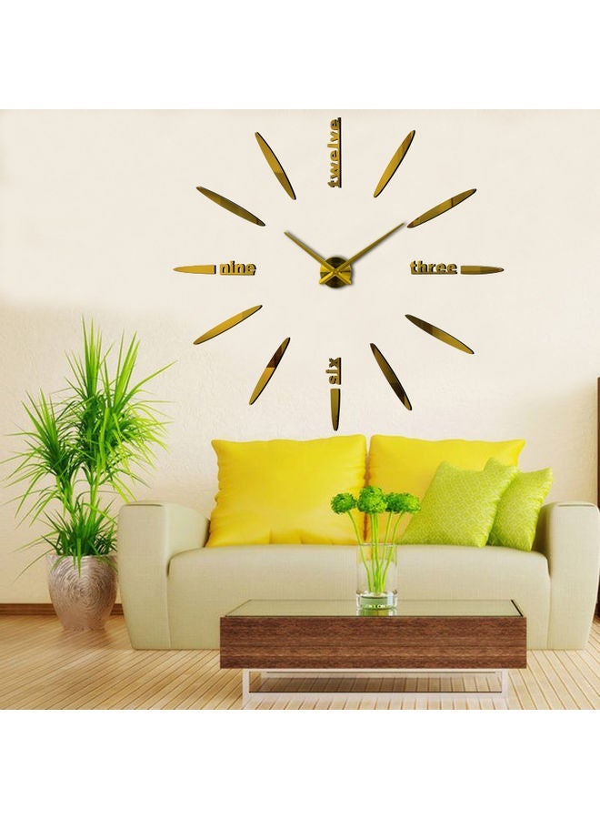 نيبمينينت Creative DIY Wall Clock Living Room Decoration Gold - Image 2