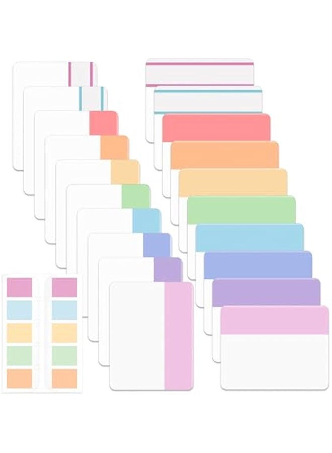Sticky Index Tabs, 500 Pcs, 21 Sets, Colorful Sticky Tabs for Notebooks,  Markers,  Tabs for Binders,  Tabs Sticky Tabs for Books, Notebook Tabs, Book Sticky Tabs for Notebooks - Image 1