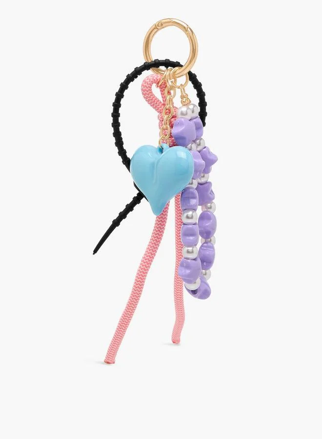 Heart Charm Keychain