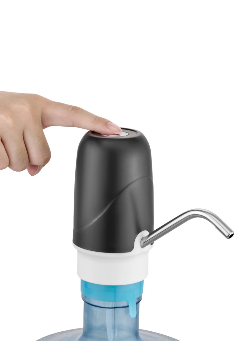 LAWAZIM Water Pump -64x130mm- Compact and Portable Mini Water Pump with Plastic Shell and Stainless Steel Outlet Pipe - for Drinking Water Transfer, Home Use, Travel and Trips, and Outside Activities - Image 1