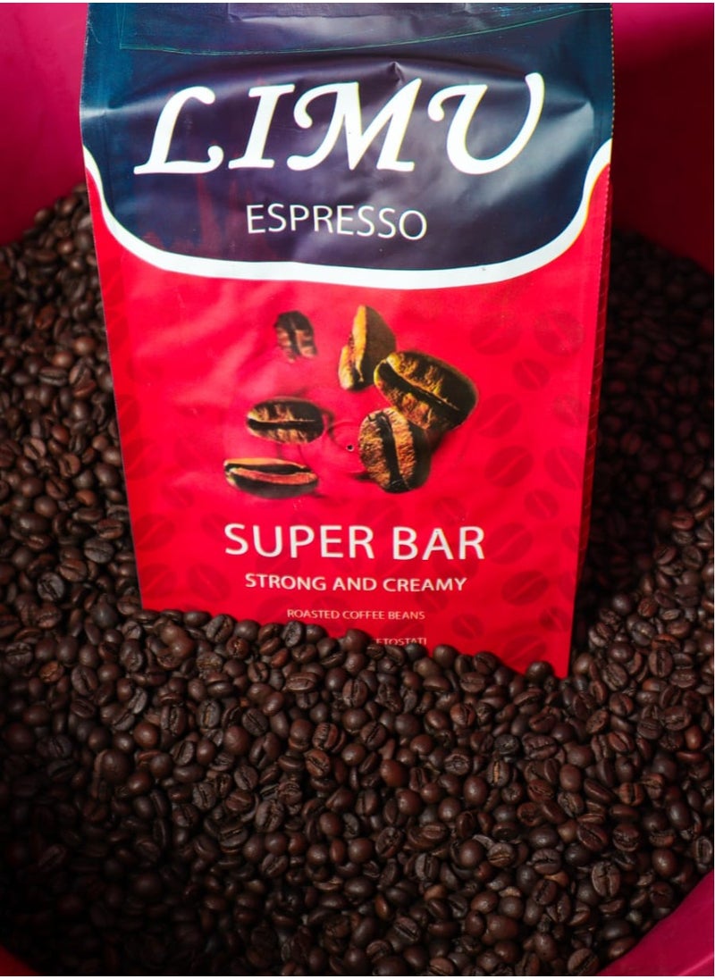 LIMU ESPRESSO Creamy professional espresso Limu coffee 1 kg beans  - Image 2