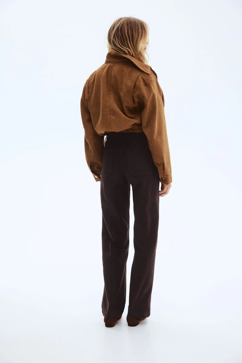 H&M  Wide High Jeans for Women | Best Price UAE