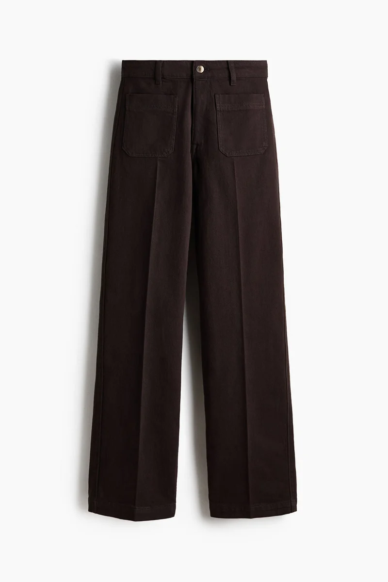 H&M  Wide High Jeans for Women | Best Price UAE