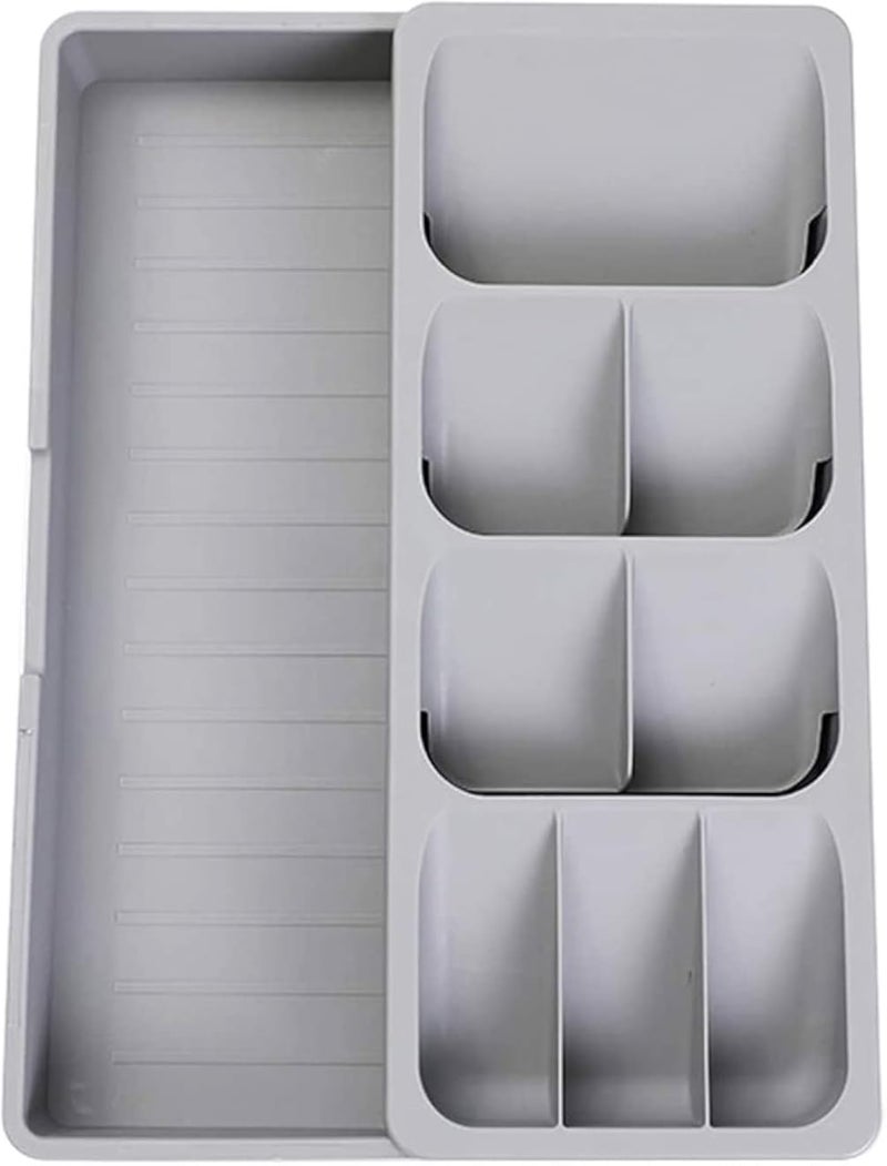 TAME Faridabio Silverware Organizer Storage Tray,Cutlery Expandable Organizer for Kitchen Drawer Holding Flatware Spoons Forks