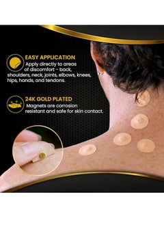 Generic Magnetic Acupressure Patches - 3,500 Gauss Ultra Strength Healing Magnets for The Body - Acupressure Magnets Patch (3 packs x 50 pcs)  - Image 2